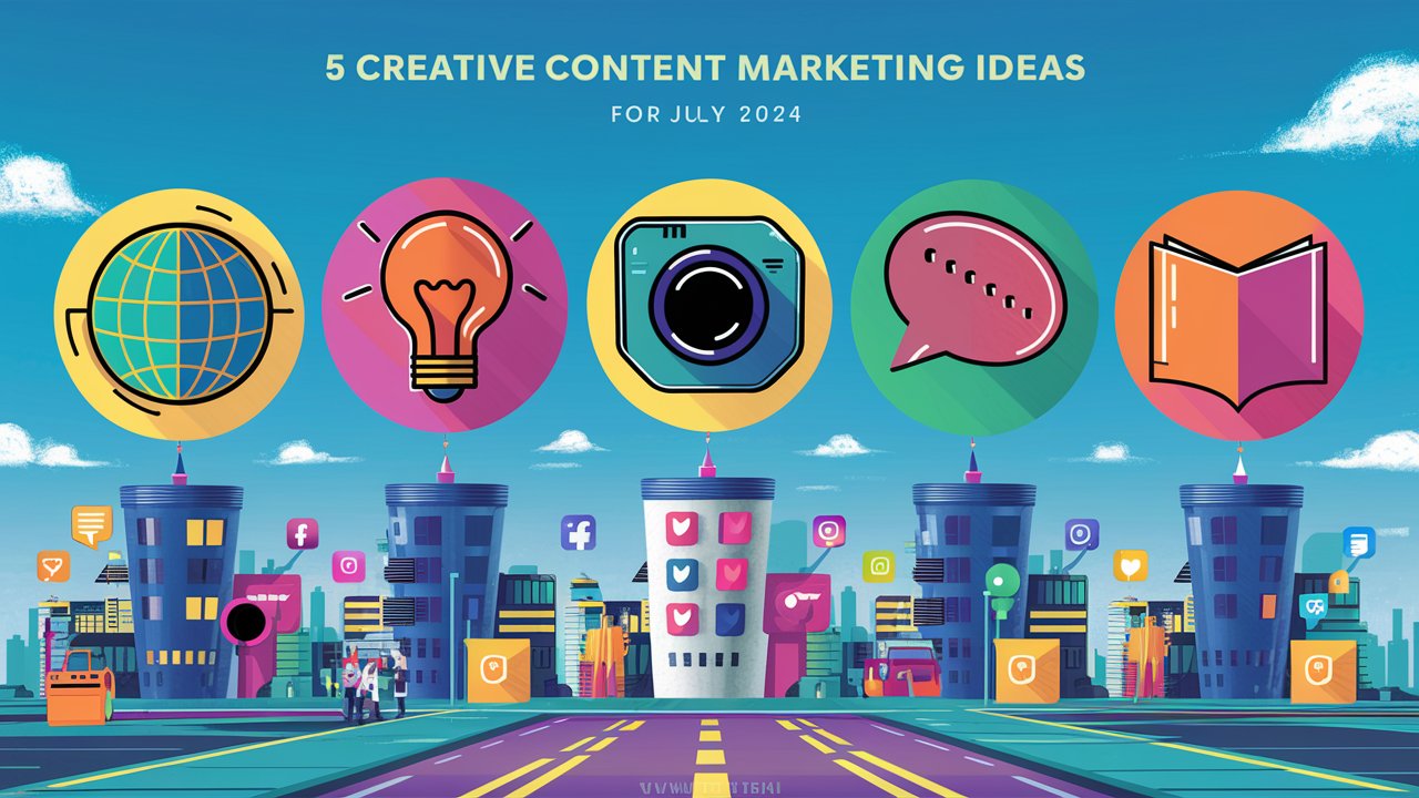 5 Content Marketing Ideas for July 2024
