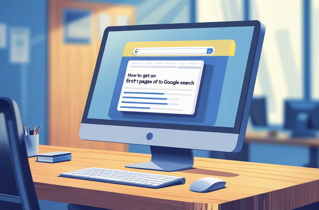 How to get on first page of google search david aziz