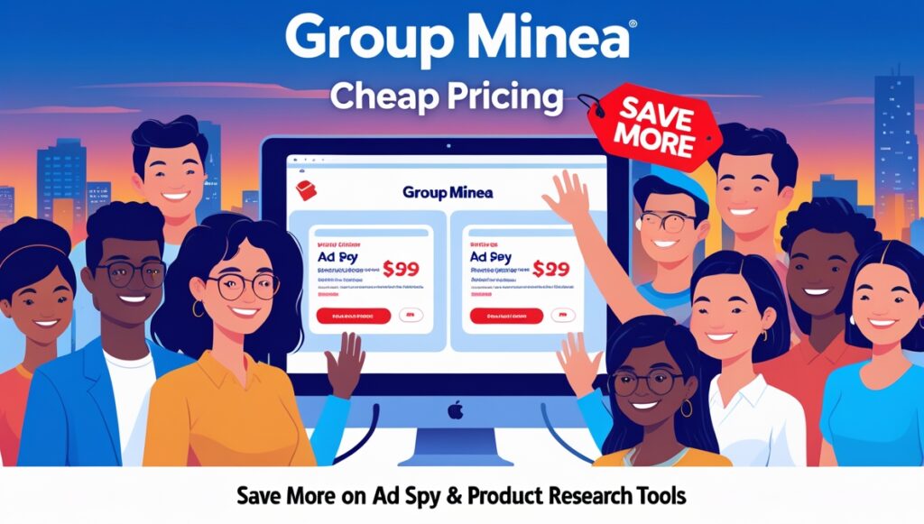Group Minea Cheap Pricing – Save More on Ad Spy & Product Research Tools