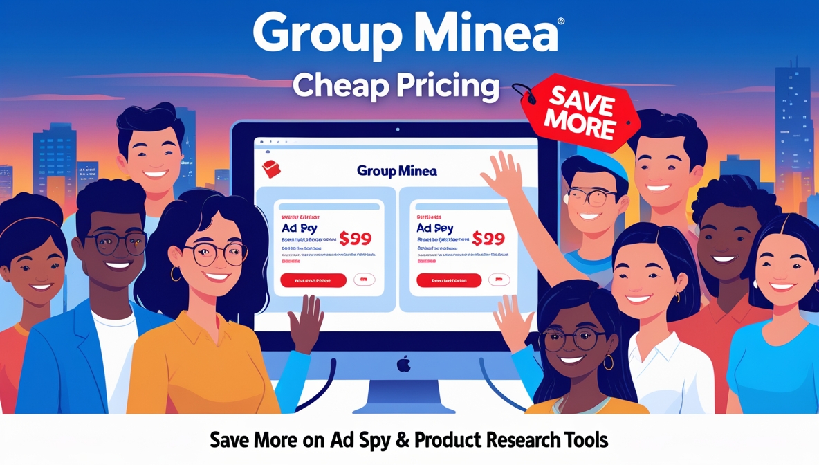Group Minea Cheap Pricing – Save More on Ad Spy & Product Research Tools